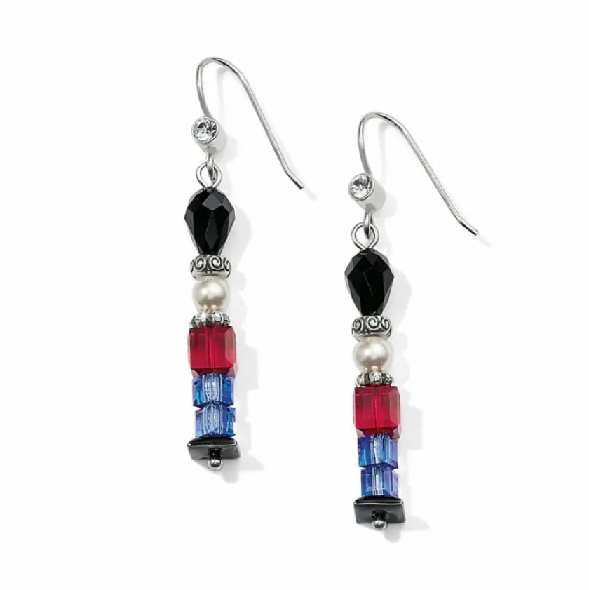 Brighton Tinsel Town Nutcracker French Wire Earrings Multi Discount