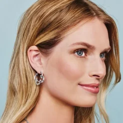 Brighton Toledo Hoop Earrings Silver Online