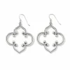 Brighton Toledo Statement French Wire Earrings Silver Discount