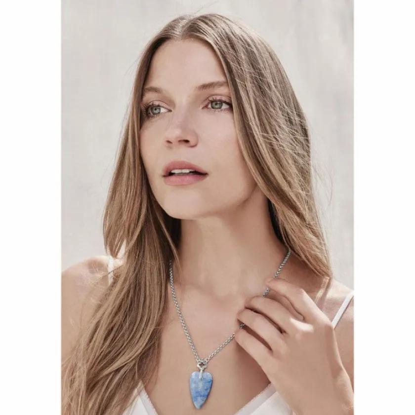 Brighton Toledo With Love Quartz Necklace Blue Sale