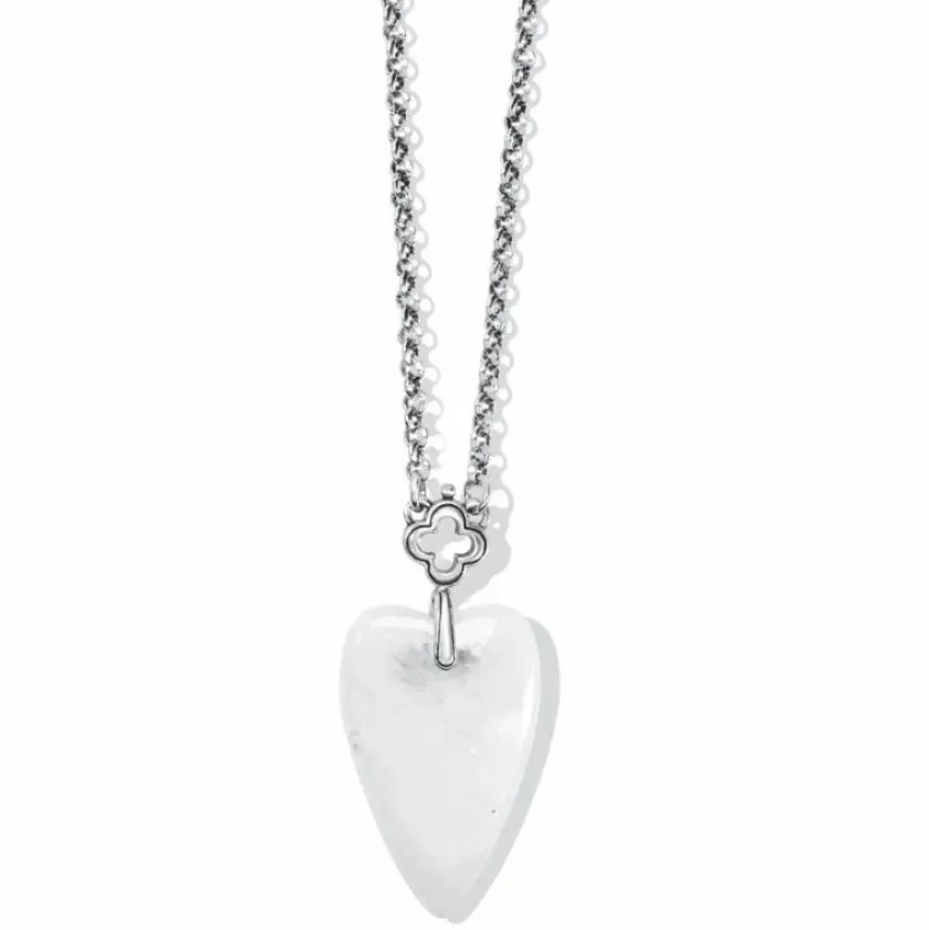 Brighton Toledo With Love Crystal Quartz Necklace Clear Outlet