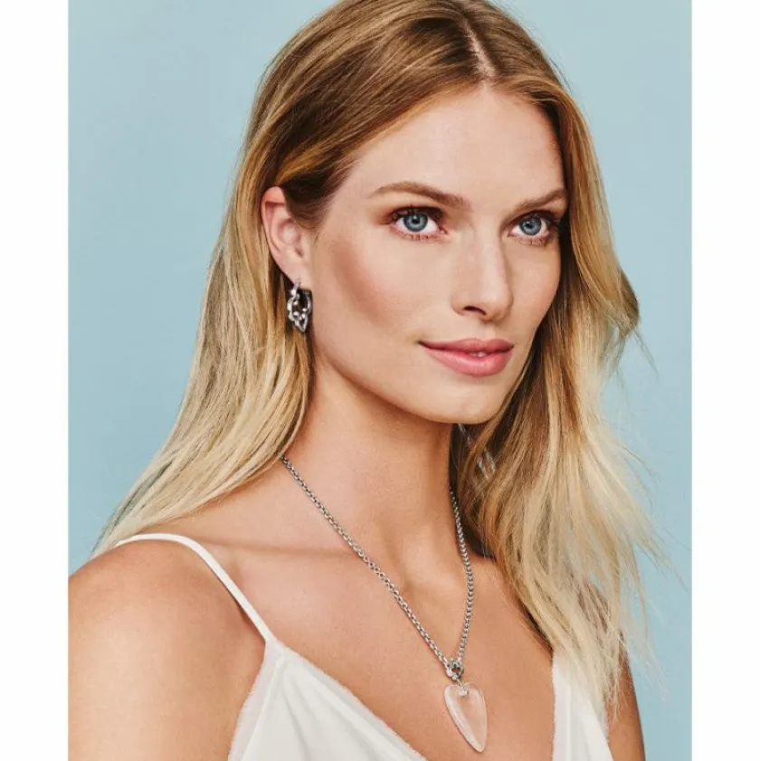 Brighton Toledo With Love Crystal Quartz Necklace Clear Outlet