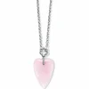 Brighton Toledo With Love Rose Quartz Necklace Pink Clearance