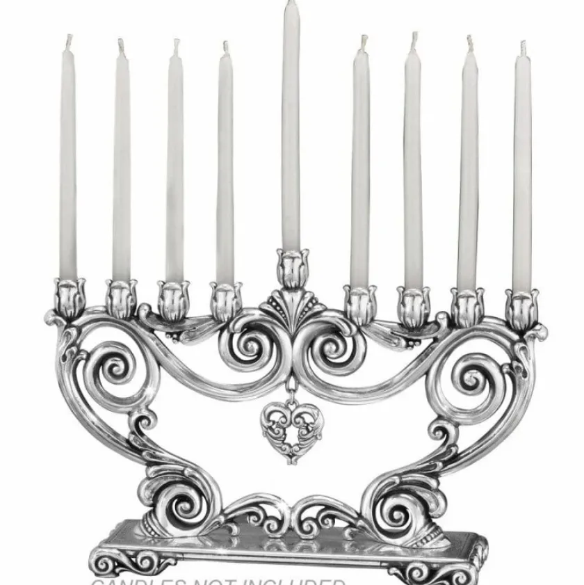Brighton Tradition Scroll Menorah Silver Online