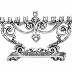 Brighton Tradition Scroll Menorah Silver Online