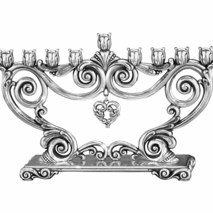 Brighton Tradition Scroll Menorah Silver Online