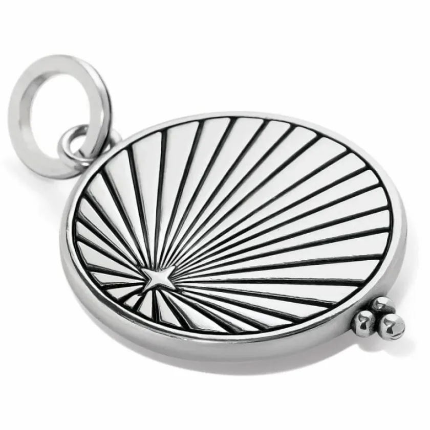 Brighton Treasured Moon Amulet Silver Clearance