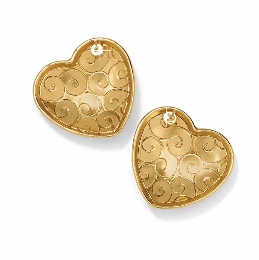 Brighton Trianon Heart Earrings Online