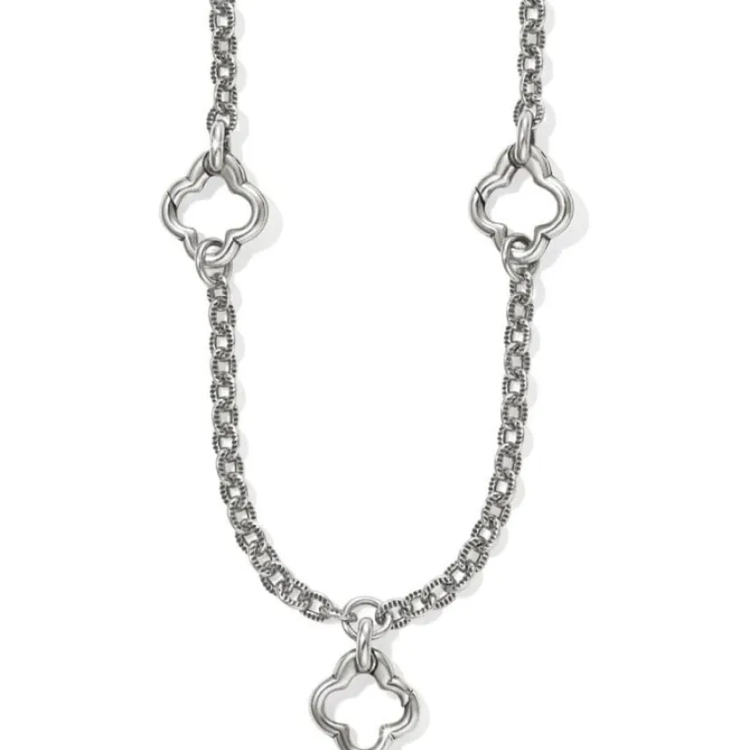 Brighton Trio Charm Necklace Silver Outlet