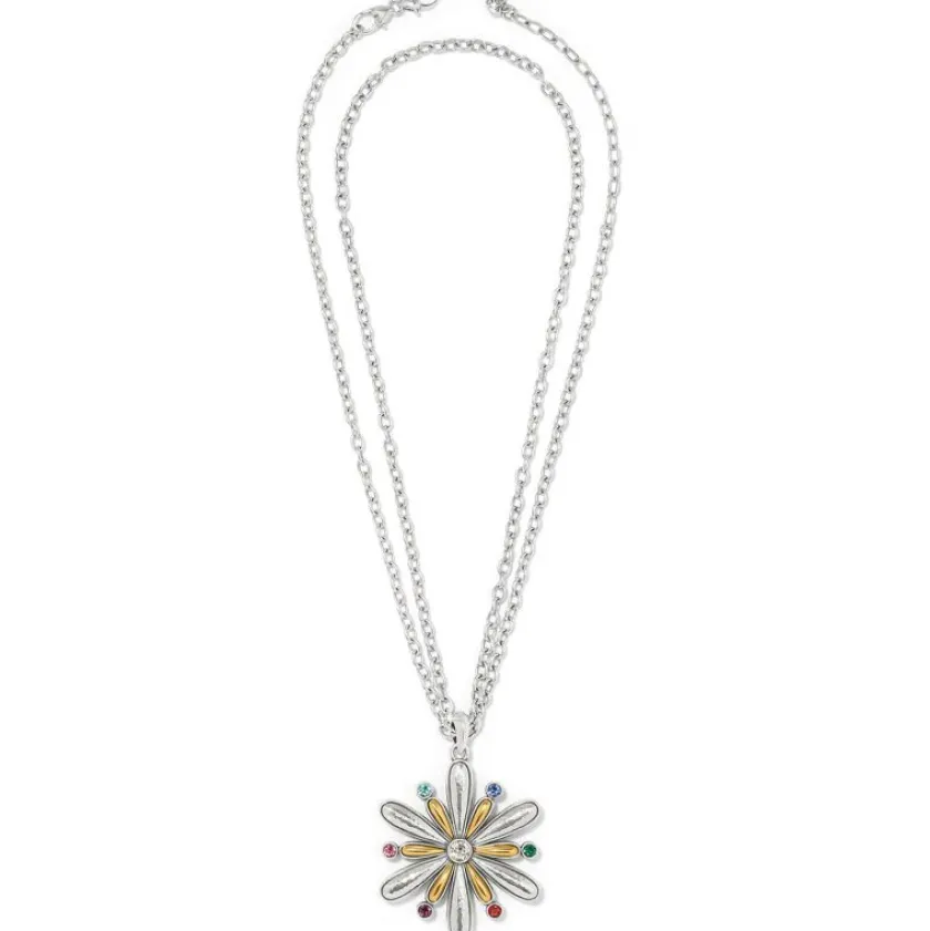 Brighton Twilight Shine Hues Convertible Necklace Silver-Gold Hot