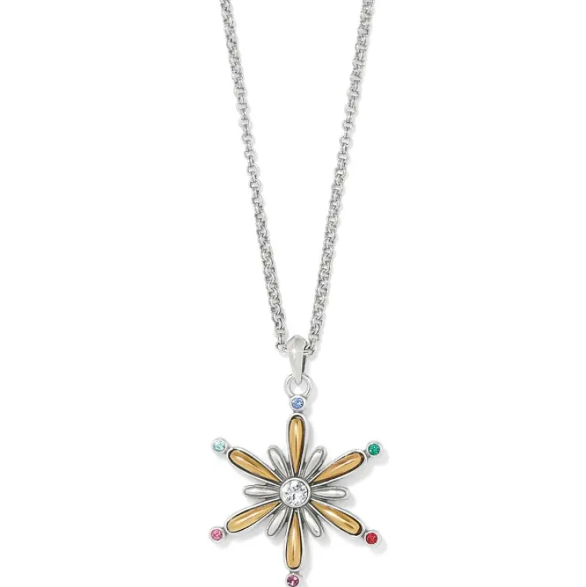 Brighton Twilight Shine Hues Necklace Silver-Gold Clearance