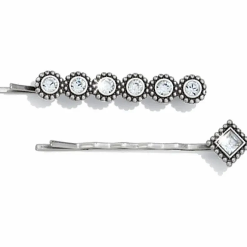 Brighton Twinkle Bobby Pins Silver New