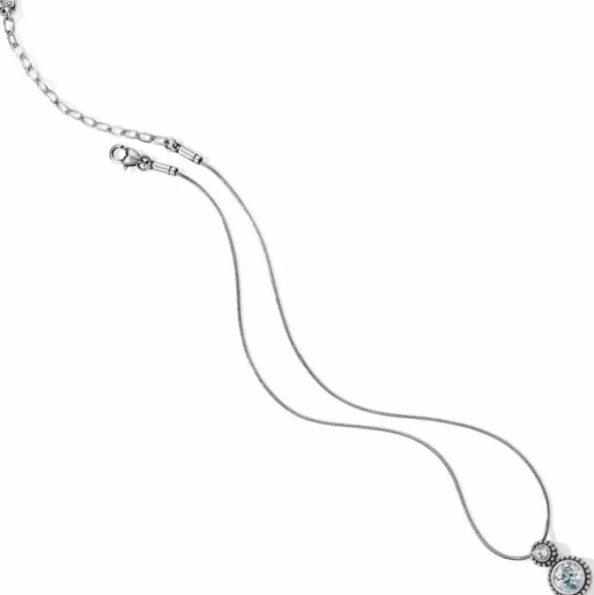 Brighton Twinkle Duo Necklace Silver New