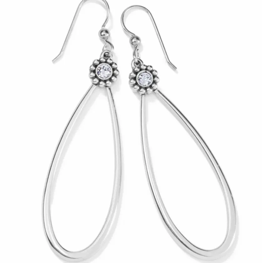 Brighton Twinkle Loop French Wire Earrings Silver Clearance