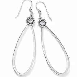 Brighton Twinkle Loop French Wire Earrings Silver Clearance