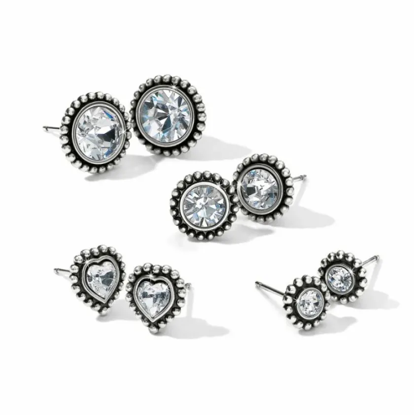 Brighton Twinkle Medium Post Earrings Silver Fashion