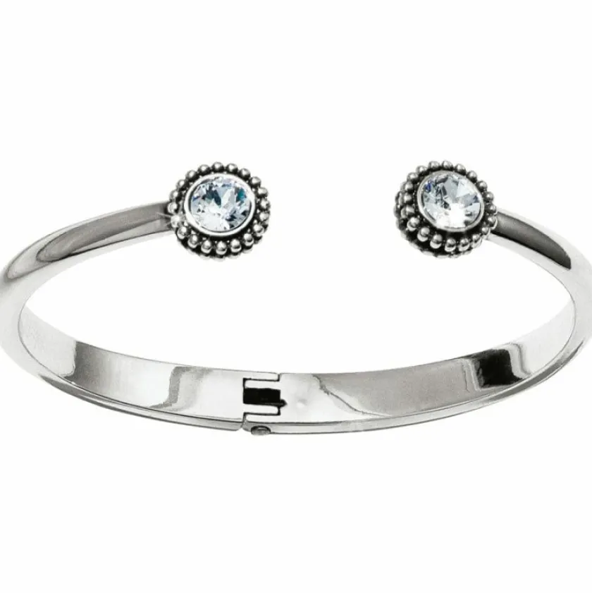Brighton Twinkle Open Hinged Bangle Silver Sale