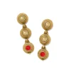 Brighton Venetian Gems Post Drop Earrings Gold-Red Online