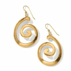 Brighton Versailles Garden French Wire Earrings BrushedGold New
