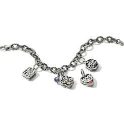 Brighton Viva Laugh Charm Silver-Gold Fashion