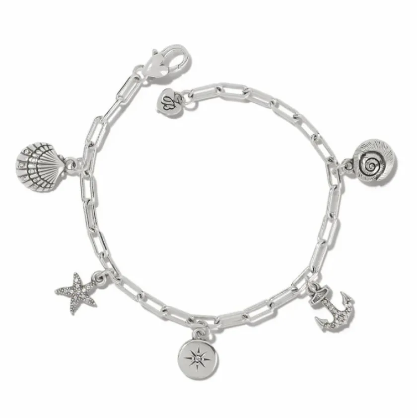 Brighton Voyage Mini Charm Bracelet Silver Sale