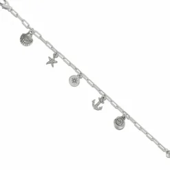 Brighton Voyage Mini Charm Bracelet Silver Sale