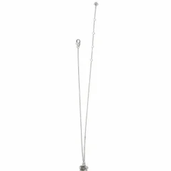 Brighton Voyage Petite Plumeria Necklace Silver New