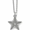 Brighton Voyage Starfish Necklace Silver Discount
