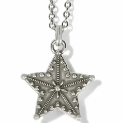 Brighton Voyage Starfish Necklace Silver Discount