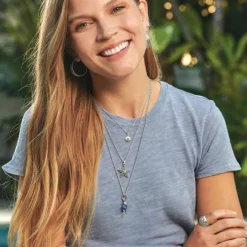 Brighton Voyage Starfish Necklace Silver Discount