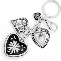 Brighton Water Lily Handbag Charm Silver Fashion
