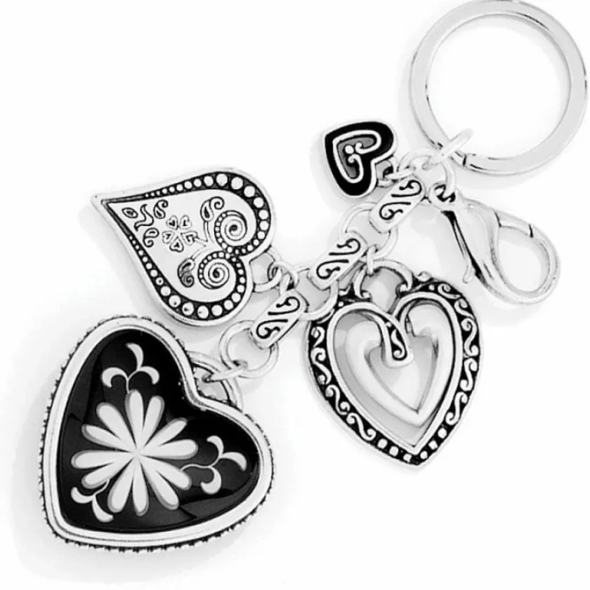 Brighton Water Lily Handbag Charm Silver Fashion