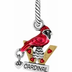 Brighton West Virginia Charm Silver-Red Best