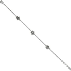 Brighton Wild Flowers Anklet Silver New