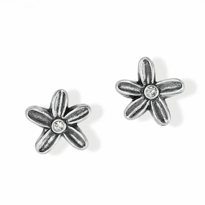 Brighton Wild Flowers Post Earrings Silver New
