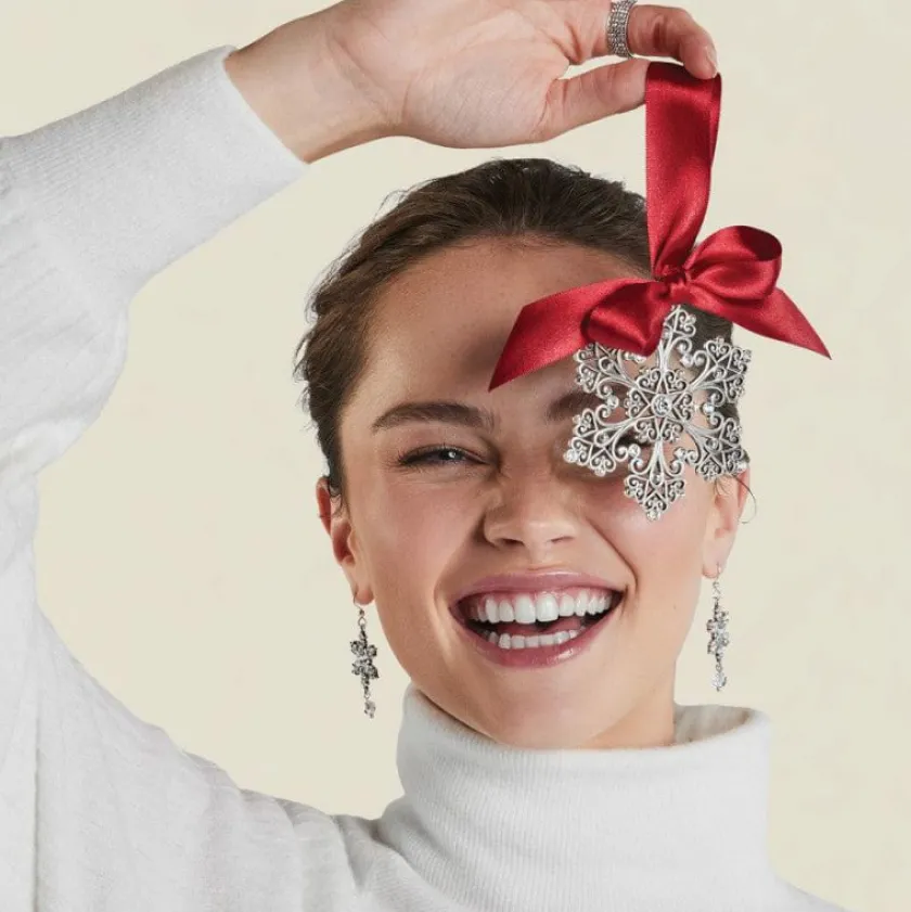 Brighton Winter's Miracle Post Drop Earrings Silver New