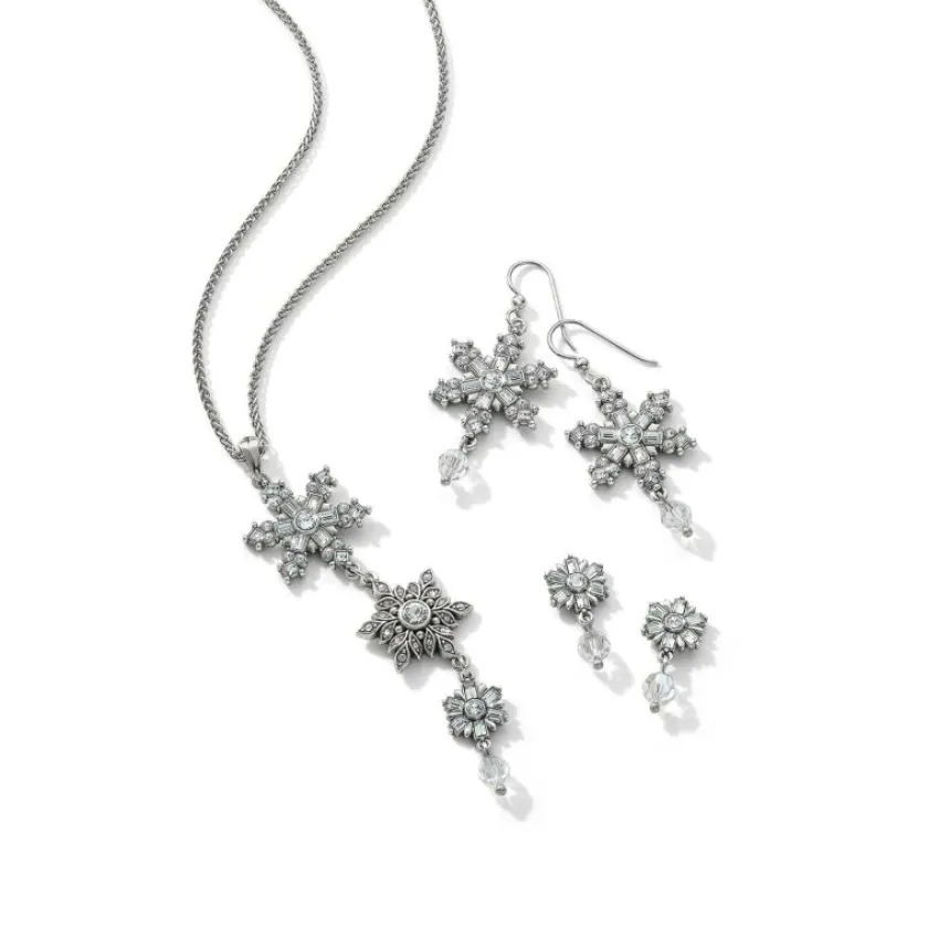 Brighton Winter's Miracle Post Drop Earrings Silver New