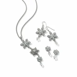 Brighton Winter's Miracle Trio Necklace Silver Online