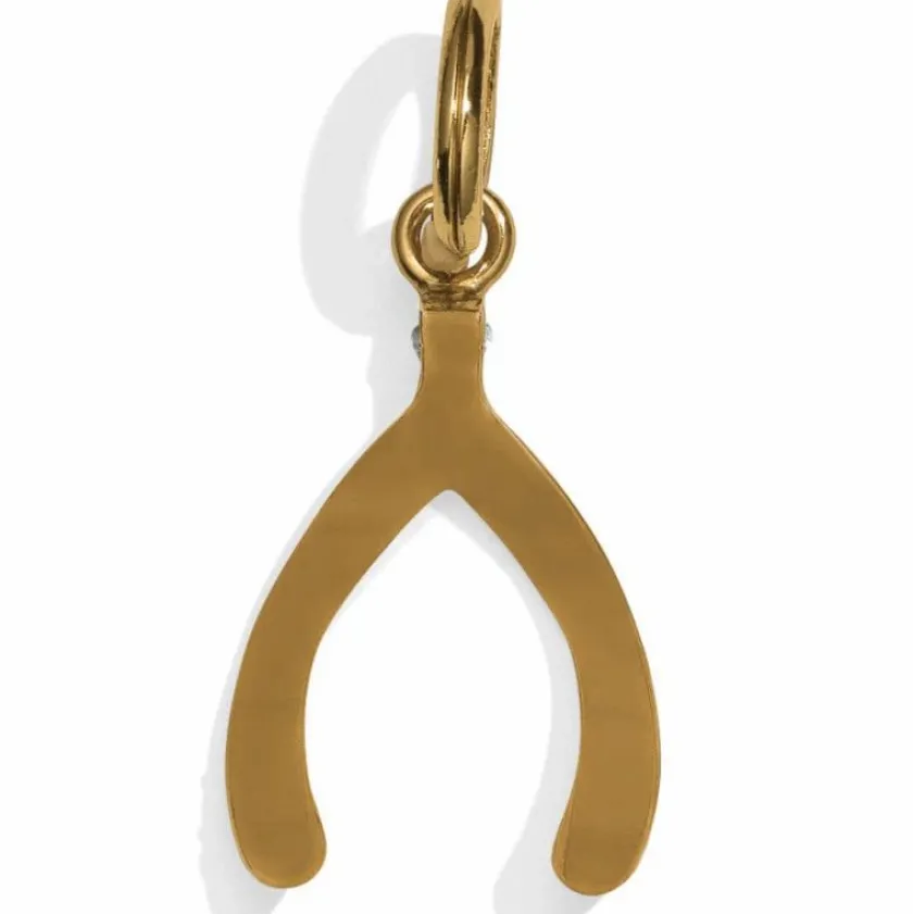 Brighton Wishbone Amulet Gold Sale