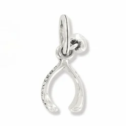Brighton Wishbone Love Charm Silver New