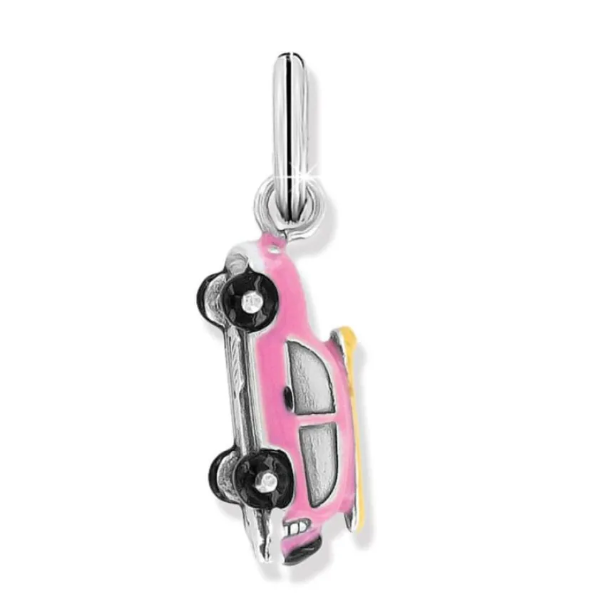 Brighton Woodie Charm Silver-Pink Hot