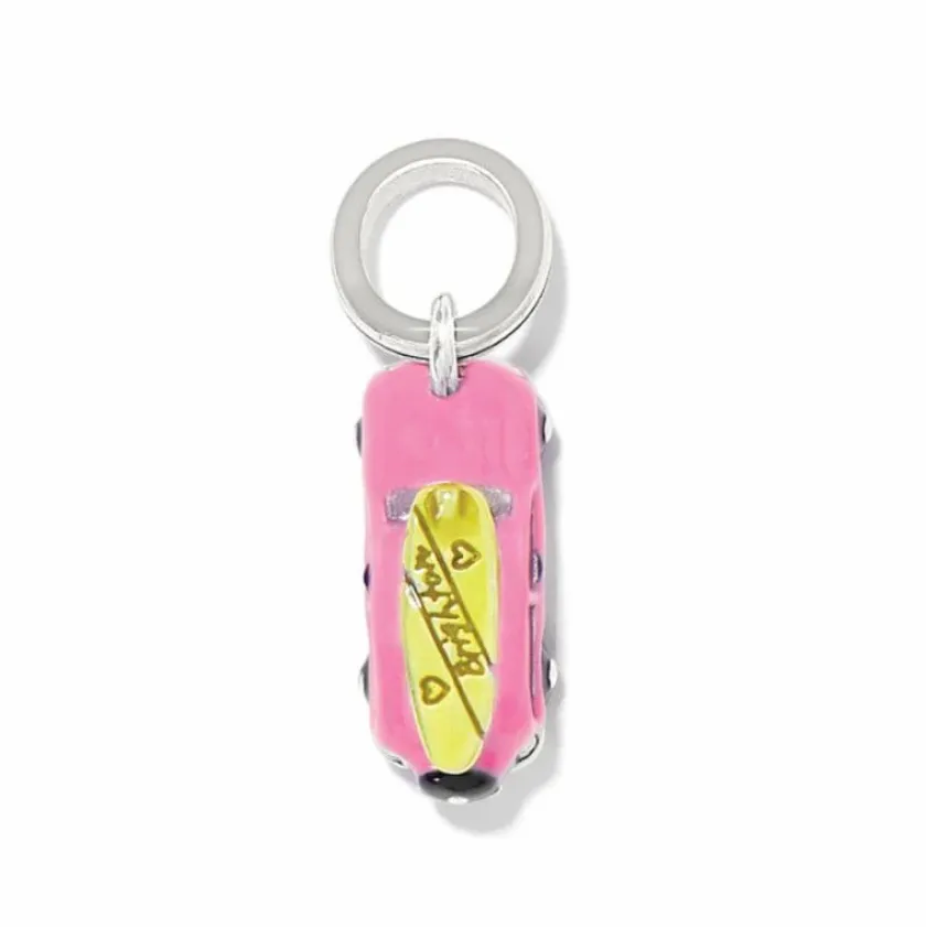 Brighton Woodie Charm Silver-Pink Hot