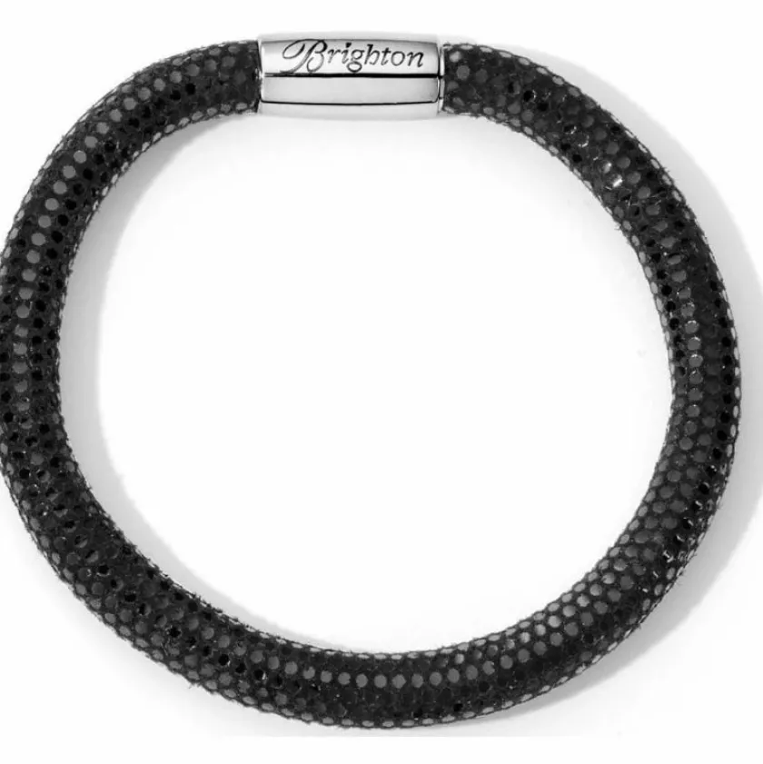Brighton Woodstock Sparkle Single Bracelet BlackShine New