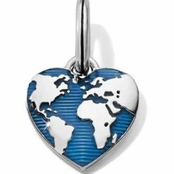 Brighton World Love Charm Silver-Blue Best