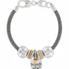 Brighton World's Best Friends Bracelet Silver-Gold Clearance