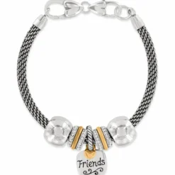 Brighton World's Best Friends Bracelet Silver-Gold Clearance