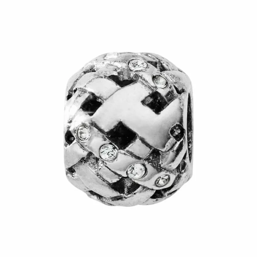 Brighton Woven Crystal Bead Silver Sale