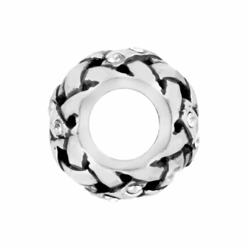 Brighton Woven Crystal Bead Silver Sale
