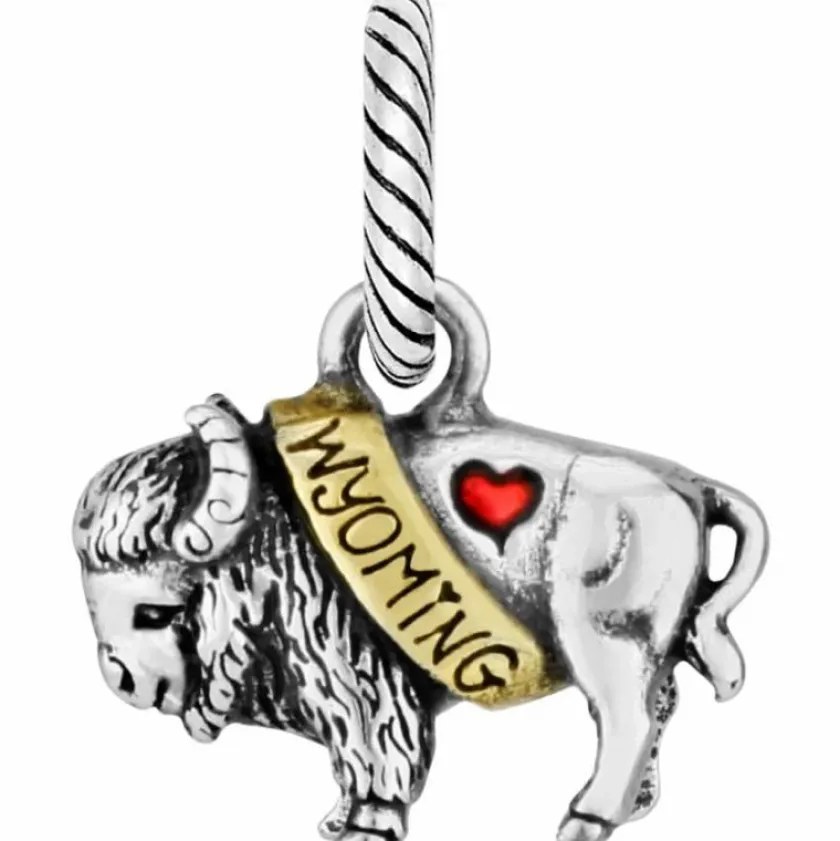 Brighton Wyoming Charm Silver New