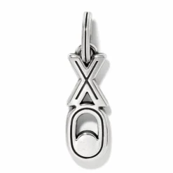 Brighton XO Charm Silver-Red Clearance